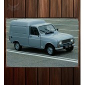 Металлическая табличка Renault 4 F6